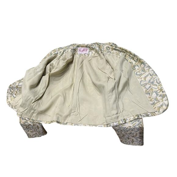 Vintage 1960s Brocade Skirt Suit Dress Set Jacquard Two Piece Set / Women’s XS - - Picture 4 of 4